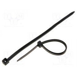 CV-080BK; Cable tie; L: 80mm; W: 2.4mm; polyamide; 78.5N; black; Ømax: 19mm; KSS WIRING