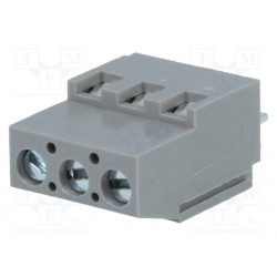 DG129-5.0-03P-11-00A(H); PCB terminal block; angled 90°; 5mm; ways: 3; on PCBs; 2.5mm2; 20A; DEGSON ELECTRONICS