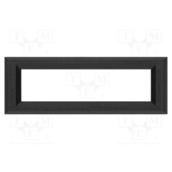 EA 017-2UKE; Frontal bezel; Application: EASER162-NLED; Dim: 76x27mm; ABS; ELECTRONIC ASSEMBLY