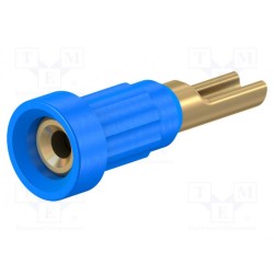 23.1010-23; Socket 1mm; blue; 20A; Mounting: soldered; Type: insulated; 11.2mm; STÄUBLI