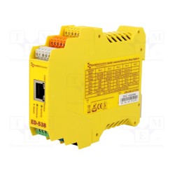 ED-538; Industrial module: Ethernet gateway; Number of ports: 2; 5÷30VDC; BRAINBOXES