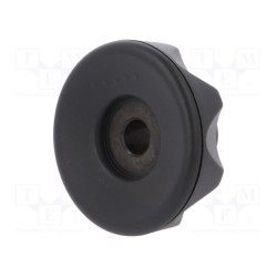 220416-C1; Knob; Ø: 56mm; H: 29mm; technopolymer (PA); Boss material: steel; ELESA+GANTER