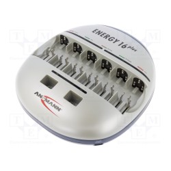 ENERGY 16 PLUS; Charger: microprocessor-based; Ni-MH; Usup: 230VAC; ANSMANN
