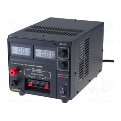 EP-613; Power supply: laboratory; Channels: 3; 0÷30VDC; 0÷2.5A; Plug: EU; MANSON
