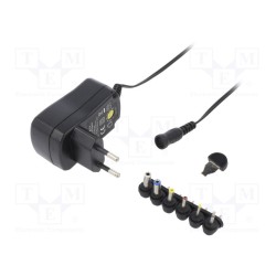 ESPE-06UN-W2E; Power supply: switched-mode; 0.6A; 7W; Plug: EU; 90÷264VAC; 0÷40°C; ESPE