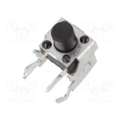 EVQPF006K; Microswitch TACT; SPST; Pos: 2; 0.02A/15VDC; THT; none; 1N; 5.85mm; PANASONIC