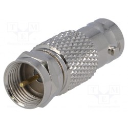 ; Adapter; BNC socket,F plug; 