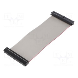 FC40300-0; Ribbon cable with IDC connectors; 40x28AWG; Cable ph: 1.27mm; AMPHENOL