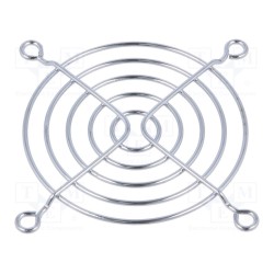 ; Guard; 80x80mm; Mat: metal; Mounting: screw; TQSolution