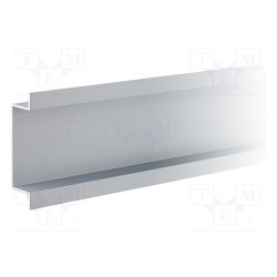 FMH01-A-EX2100; Flush mount housing; 2.1m; Colour: silver; MAINLINE POWER