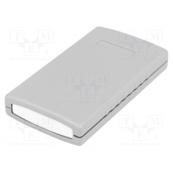G401; Enclosure: with panel; X: 50mm; Y: 90mm; Z: 16mm; ABS; dark grey; IP54; GAINTA
