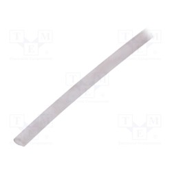 GES-14X15,2-TR-5; Insulating tube; Mat: silicone; transparent; -50÷200°C; Øint: 14mm; FAVIER