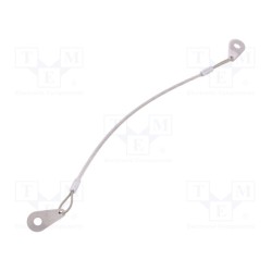 GN 111.2-200-C-TR; Retaining cable; Plating: PVC; Mat: stainless steel; 200mm; ELESA+GANTER