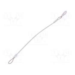 GN 111.2-200-E-TR; Retaining cable; Plating: PVC; Mat: stainless steel; 200mm; ELESA+GANTER