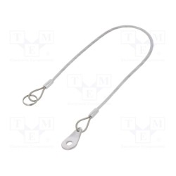 GN 111.2-320-14-B-TR; Retaining cable; Plating: PVC; Mat: stainless steel; 320mm; ELESA+GANTER