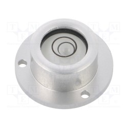 GN 2277-ALN-25-K-30-A; Spirit level; mounting flange, for bolting surface; H: 10mm; ELESA+GANTER