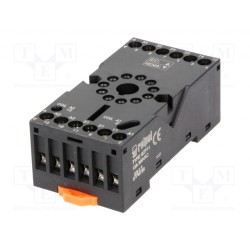 2613506; Socket; PIN: 11; 10A; 250VAC; Mounting: DIN,on panel; Series: R15; RELPOL