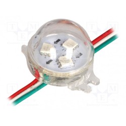 HC-F12V-F30-3L-WS2811; Module: LED; Colour: RGB; IP68; No.of diodes: 3; Case: 5050,PLCC6; WORLDSEMI