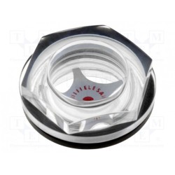 13701; Level indicator; Inspect.hole dia: 18mm; M25; 8÷10Nm; Pitch: 1,5; ELESA+GANTER