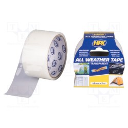 AT4805; Tape: duct; W: 48mm; L: 5m; Thk: 0.18mm; transparent; acrylic; 200%; HPX