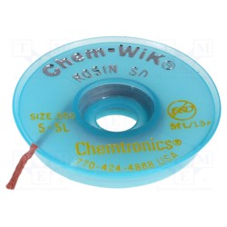 ; Tape: desoldering; rosin; W: 1.27mm; L: 1.5m; CHEMTRONICS