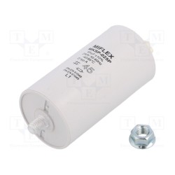 I520U645K-F00; Capacitor: for discharge lamp; 45uF; 250VAC; ±10%; Ø45x95mm; V: 6; MIFLEX