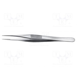 10G.SA.0; Tweezers; 110mm; for precision works; Blade tip shape: flat; IDEAL-TEK