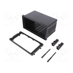 01.112L075; Enclosure: panel; X: 72mm; Y: 145mm; Z: 75mm; ABS + PC,PPO; black; ITALTRONIC