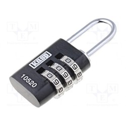 K10520BLAD; Padlock; Kind: shackle,combination code; A: 22mm; C: 3mm; B: 20mm; KASP