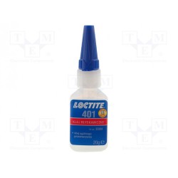 40120; Cyanoacrylate adhesive; colourless; plastic container; 20g; LOCTITE