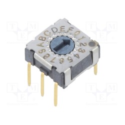 MADR-16; Encoding switch; HEX/BCD; Pos: 16; THT; Rcont max: 80mΩ; SUNGMUN ELECTRONICS CO., LTD.