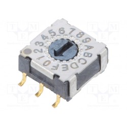 MADR-16S; Encoding switch; HEX/BCD; Pos: 16; SMT; Rcont max: 80mΩ; SUNGMUN ELECTRONICS CO., LTD.