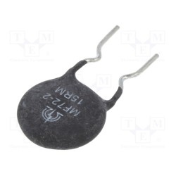 MF72-2-15RM; NTC thermistor; THT; 15Ω; 15mm; 2700K; ±20%; SR PASSIVES
