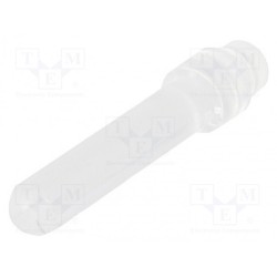 1265.2003; Fibre for LED; round; Ø2.8mm; Front: flat; straight; -20÷50°C; MENTOR