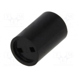 2818.3065; Spacer sleeve; LED; Øout: 5mm; ØLED: 3mm; L: 6.5mm; black; MENTOR