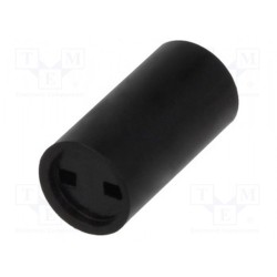 2818.3102; Spacer sleeve; LED; Øout: 5mm; ØLED: 3mm; L: 10.2mm; black; MENTOR