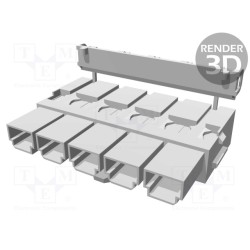 42816-0512; Plug; wire-board; female; Series: Mini-Fit Sr; 10mm; PIN: 5; 600V; MOLEX