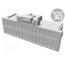 501189-3010; Plug; wire-board; female; Pico-Clasp; 1mm; PIN: 30; w/o contacts; MOLEX