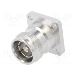 73162-6141; Connector: 4.3-10; female; flange (2 holes),for panel mounting; MOLEX