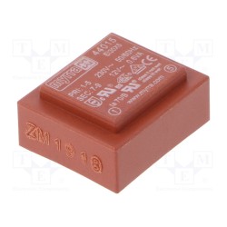44015; Transformer: encapsulated; 0.6VA; 230VAC; 12V; 50mA; Mounting: PCB; MYRRA