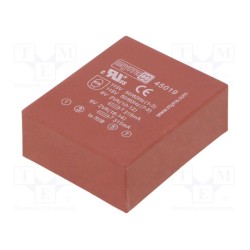 45019; Transformer: encapsulated; 4VA; 115/230VAC; 6V; 6V; 333mA; 333mA; MYRRA