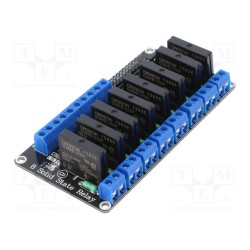 OKY3044; Module: relay; solid state relay; Channels: 8; 5VDC; max.240VAC; 2A; OKYSTAR