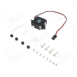 OKY8058; Motor: servo; 4.8÷6VDC; mini; analogue; 24.7g; 31.3x16.5x28.6mm; SpringRC