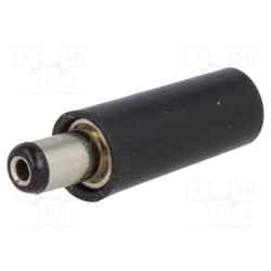 ; Plug; DC supply; female; 5,5/2,1mm; 5.5mm; 2.1mm; for cable; 9.5mm; 