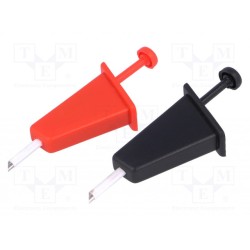 PCS-MB W3; Clip-on probe; hook type; 300VDC; red and black; PARROT INVENT