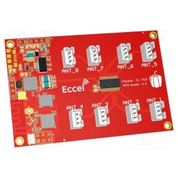 PEPPER WIRELESS C1 RS232 MUX; RFID reader; RS232,WiFi; 3.3÷5V; f: 13,56MHz; 3pin x8; ECCEL