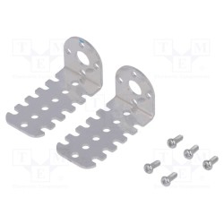 20D MM METAL GEARMOTOR BRACKET PAIR; Bracket; Application: POLOLU 20D; Series: POLOLU 20D; POLOLU