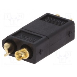 XT60 CONNECTOR BLACK; Robot.access: power connector; Colour: black; PIN: 2; 65A; POLOLU