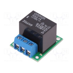 SPDT RELAY CARRIER WITH 12VDC RELAY (ASS; Module: relay; Channels: 1; 12VDC; max.250VAC; 10A; GPIO; toff: 5ms; POLOLU