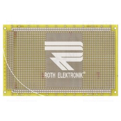 RE436-LF; Board: universal; double sided,prototyping; W: 100mm; L: 160mm; ROTH ELEKTRONIK GMBH